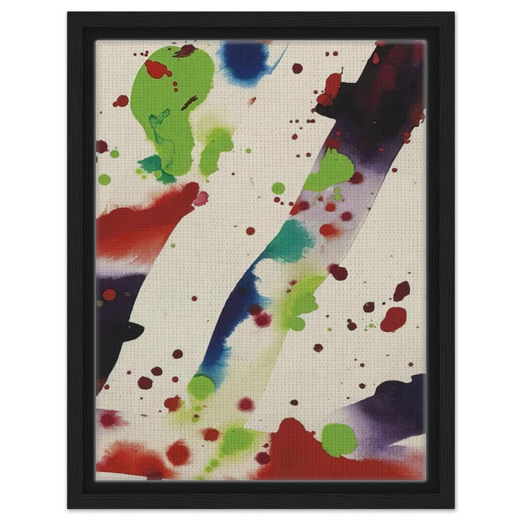 Sam Francis  Hello Framed Canvas