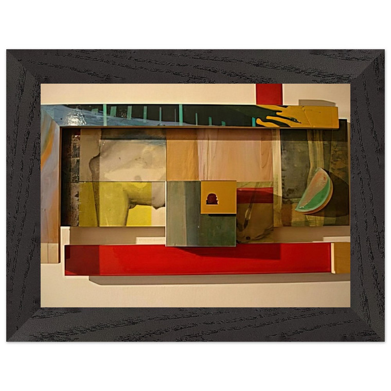 Sam Gilliam  Horse Premium Wooden Framed Art Print / Poster