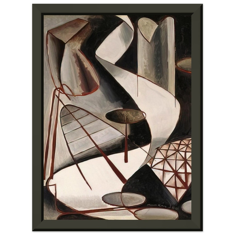 Man Ray  RETURN TO REASON Premium Metal Framed Art Print / Poster