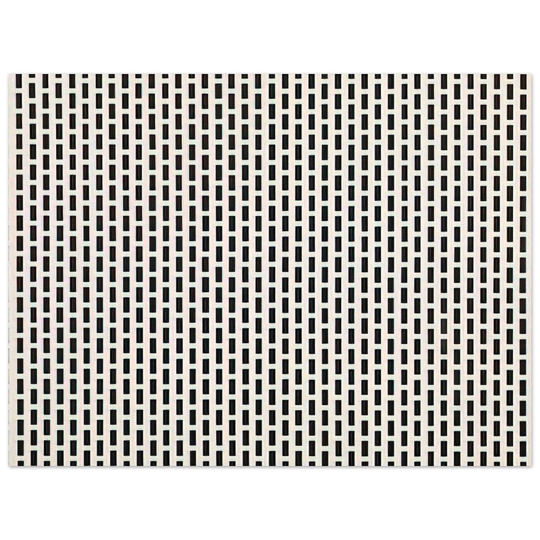 Francois Morellet  2 trames de carres1 trame de tirets  1975 Aluminum Print