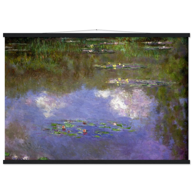 claude monet Water Lilies The Clouds Museum Quality Matte Poster with Hanger