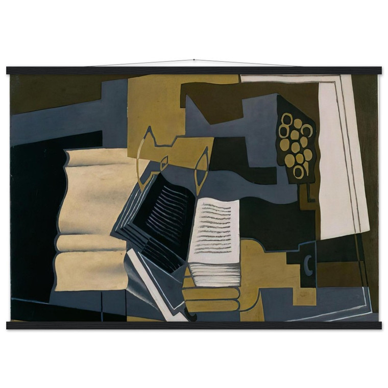 Juan Gris  CARAFE AND BOOK 1920 Museum-Quality Matte Paper Poster with Hanger