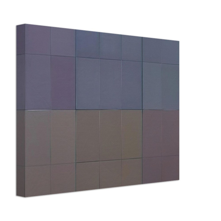 Fernand Leduc  Microchromie gris puissance 6 Canvas