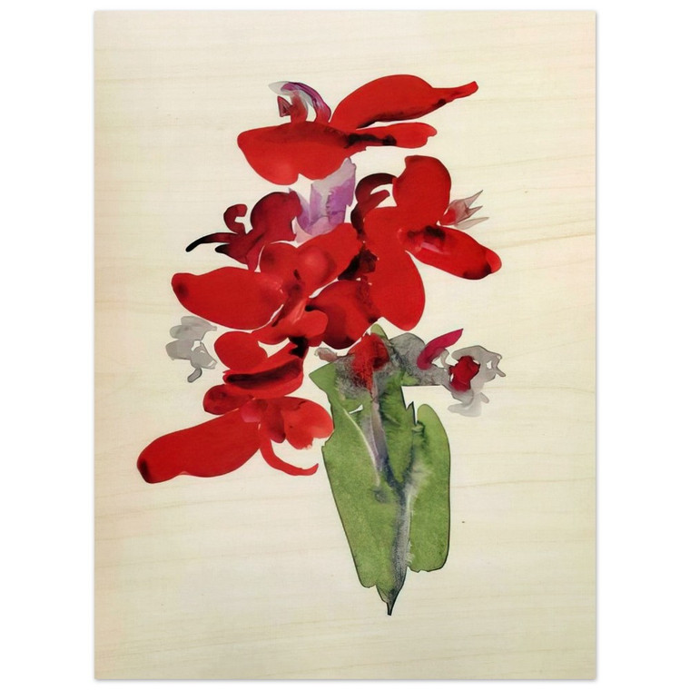 Georgia OKeeffe  Red Canna Wood Print