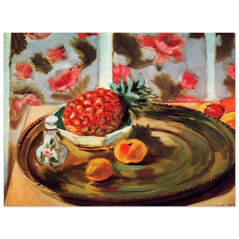Henri Matisse  STILL LIFE WITH PINEAPPLE 1924 Wood Print