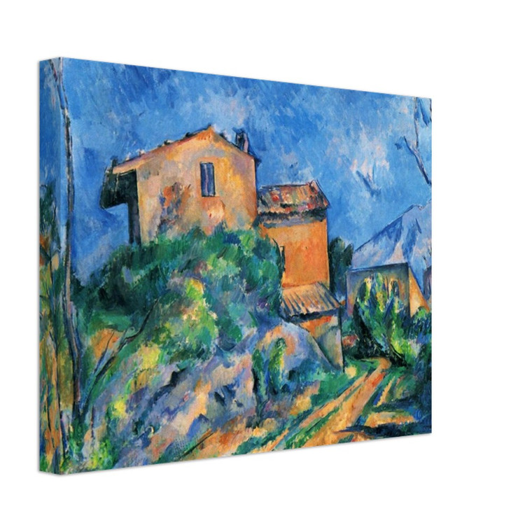 Paul Cezanne  Maison Maria with a View of Chateau Noir Canvas