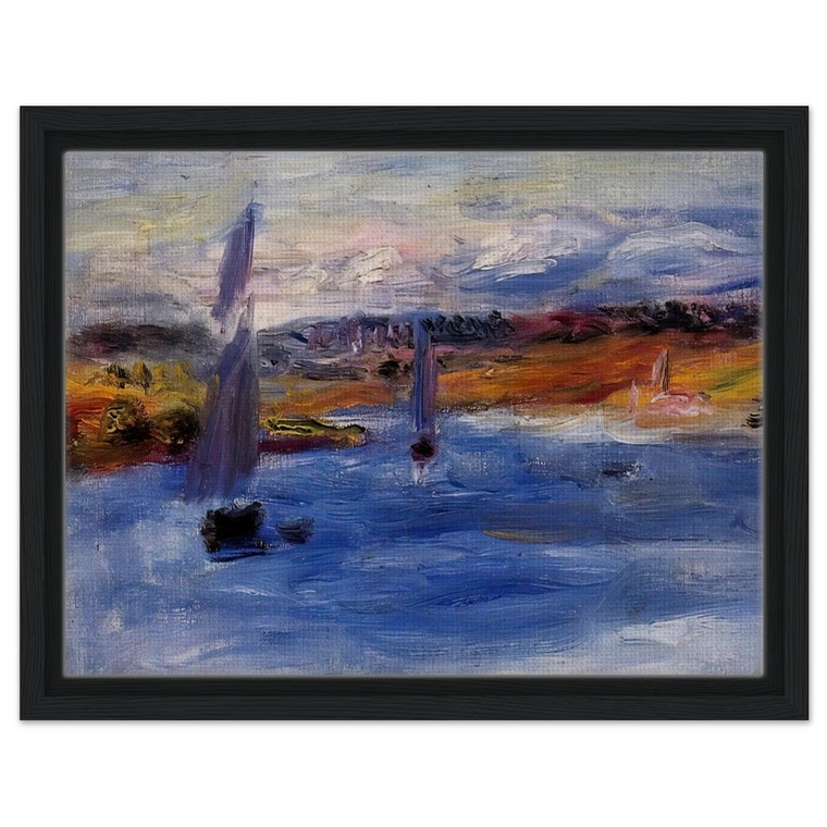 PierreAuguste Renoir  SAILBOATS N2 Framed Canvas