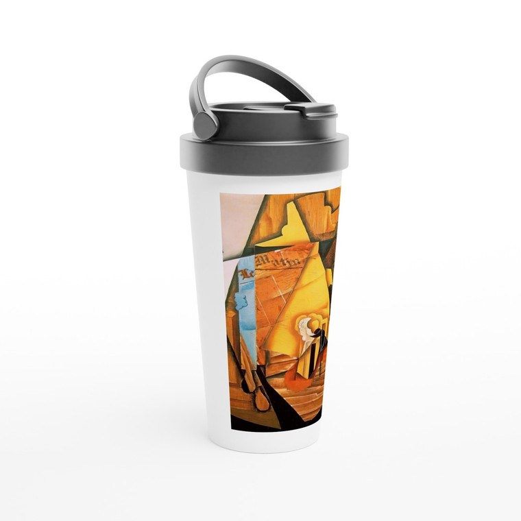 Juan Gris - A MAN IN A CAFE 1914 Travel Mug
