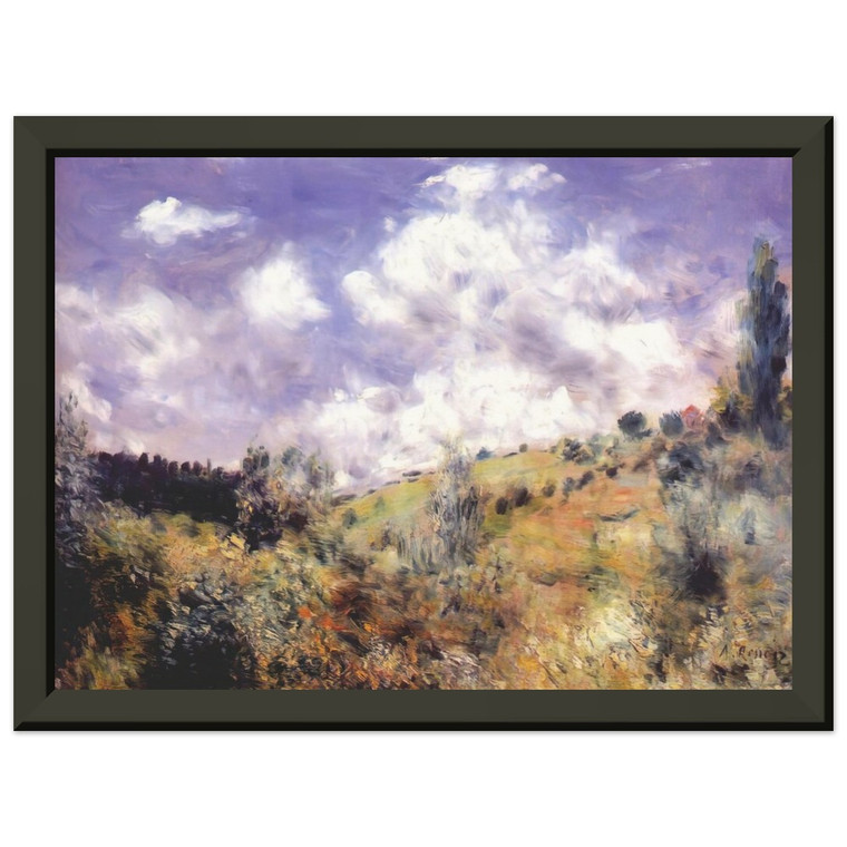 PierreAuguste Renoir  The Gust of Wind Premium Metal Framed Art Print / Poster