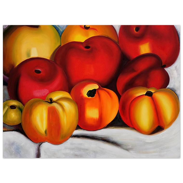 Georgia OKeeffe  Apple Family II Aluminum Print