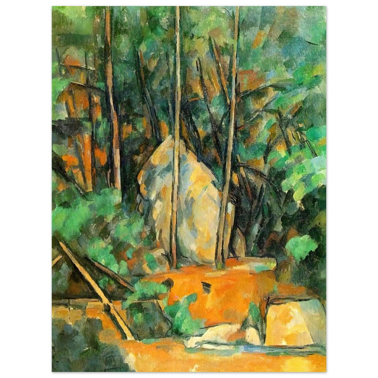 Paul Cezanne  In the Park of Chateau Noir Aluminum Print