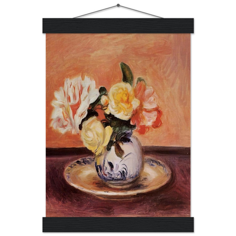 PierreAuguste Renoir VASE OF FLOWERS N5 Premium Matte Poster with Hanger