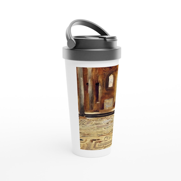 John Singer Sargent - A Mosque Cairo Travel Mug