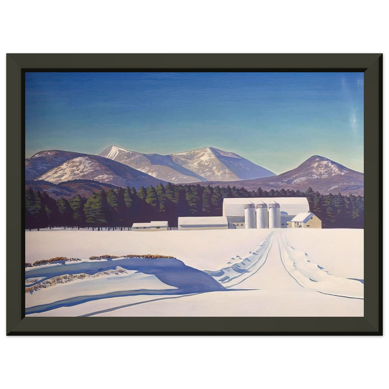 Rockwell Kent Road to Asgaard Adirondack Premium Metal Framed Art Print