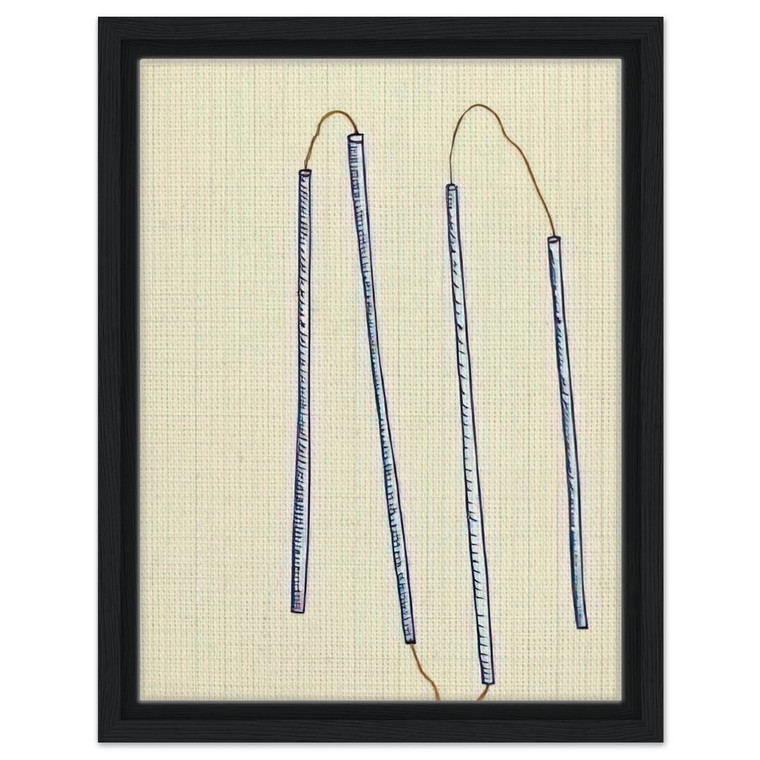 Sigmar Polke  UNTITLED 1969 N2 Framed Canvas