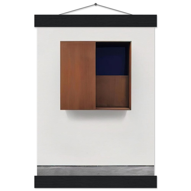Donald Judd Untitled JUDDO0516 1987 Museum Matte Paper Poster with Hanger