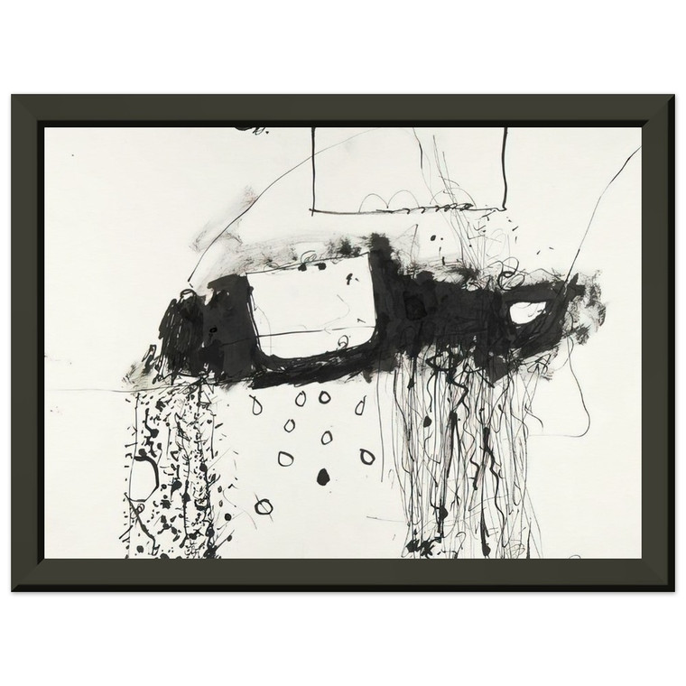 Gene Davis  Boxcar  1981 Premium Metal Framed Art Print / Poster