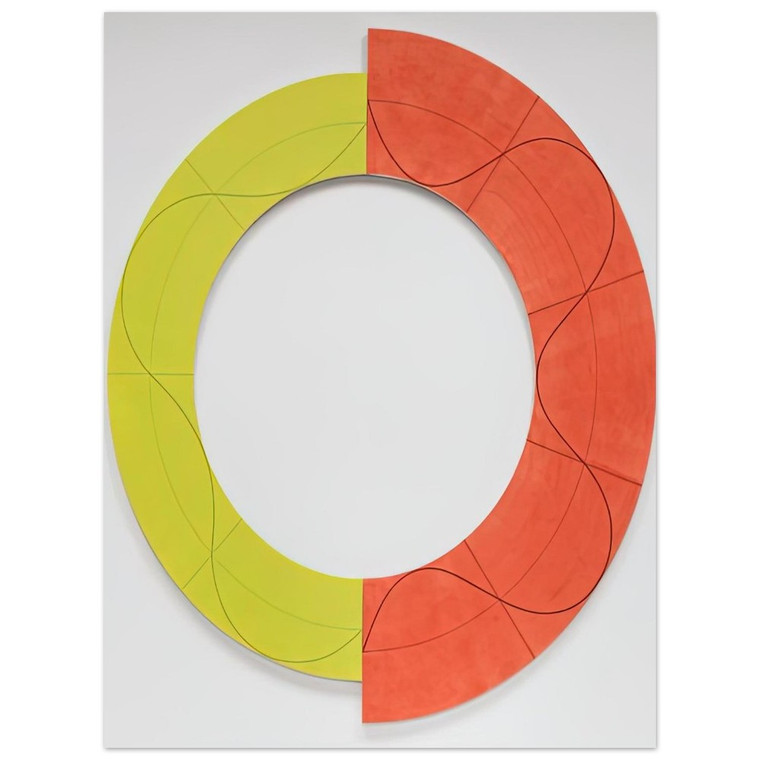 Robert Mangold  SPLIT RING IMAGE 1 2009 Aluminum Print