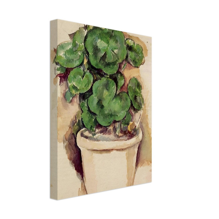 Paul Cezanne  Pot of Geraniums Canvas