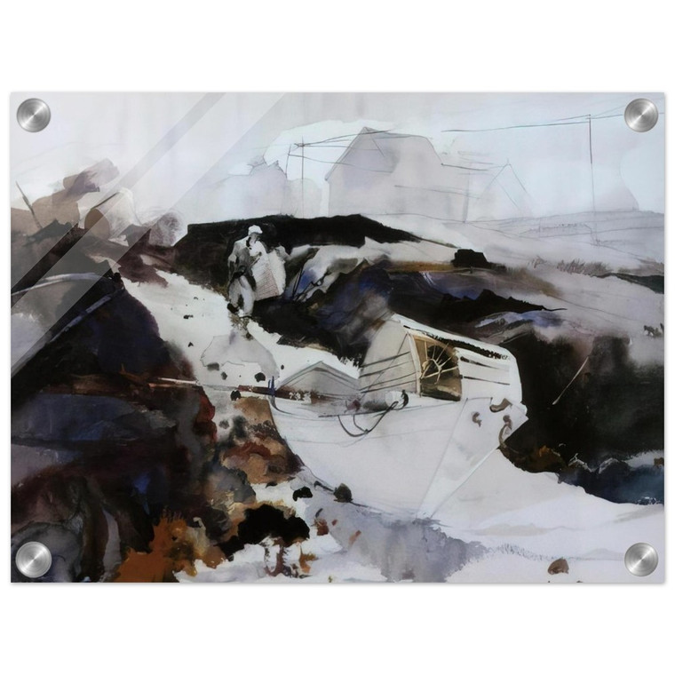 Andrew Wyeth  THE WHITE DORY 1941 Acrylic Print