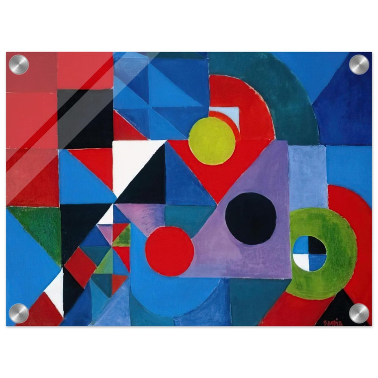 Sonia Delaunay  RHYTHM COLOUR Acrylic Print