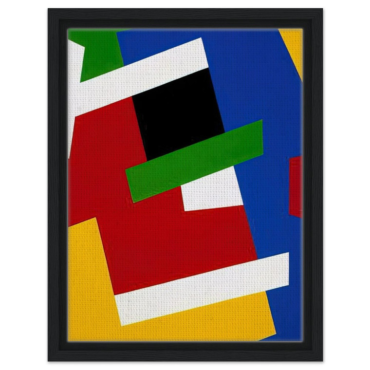 Fernand Leduc  Strates solaires Framed Canvas