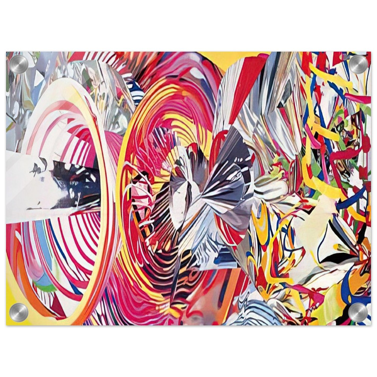 James Rosenquist  Stowaway Peers Out at the Speed of Light Acrylic Print