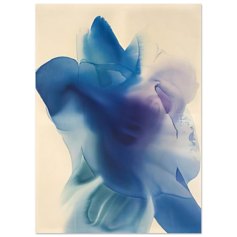 Paul Jenkins  Phenomena Astral Blue  1968 Fine Art Poster / Art Print