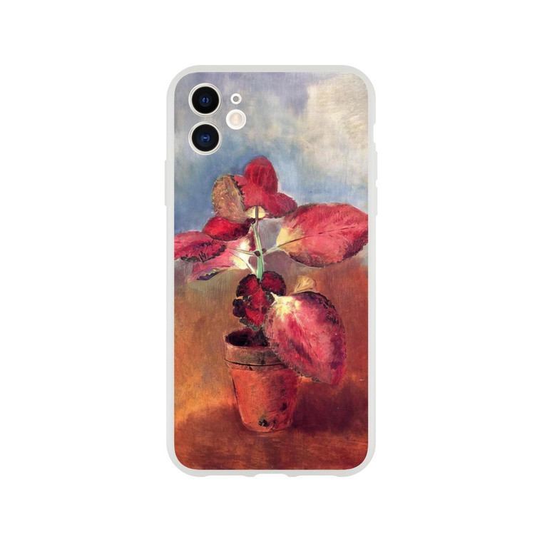 Odilon Redon - BEGONIA IN A POT Flexi case
