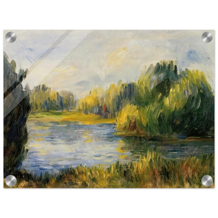 PierreAuguste Renoir  The Banks of the River Acrylic Print