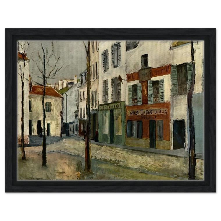 Maurice Utrillo  SQUARE TERTRE ON MONTMARTRE 2 Framed Canvas