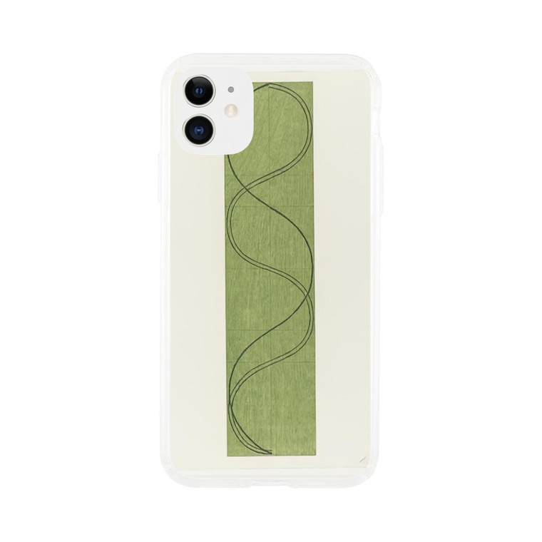 Robert Mangold - GREEN COLUMN FIGURE 2003 Clear case