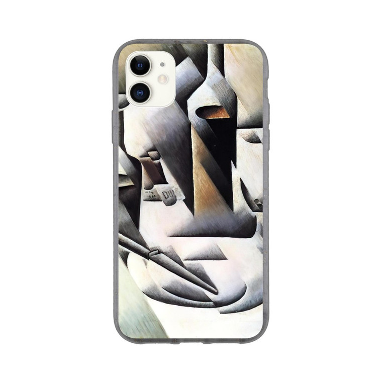 Juan Gris - BOTTLES AND KNIFE 1912 Bio case