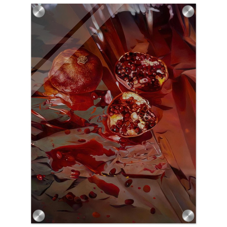 Mary Pratt  Threads of Scarlet Pieces of Pomegranate  2005 Acrylic Print