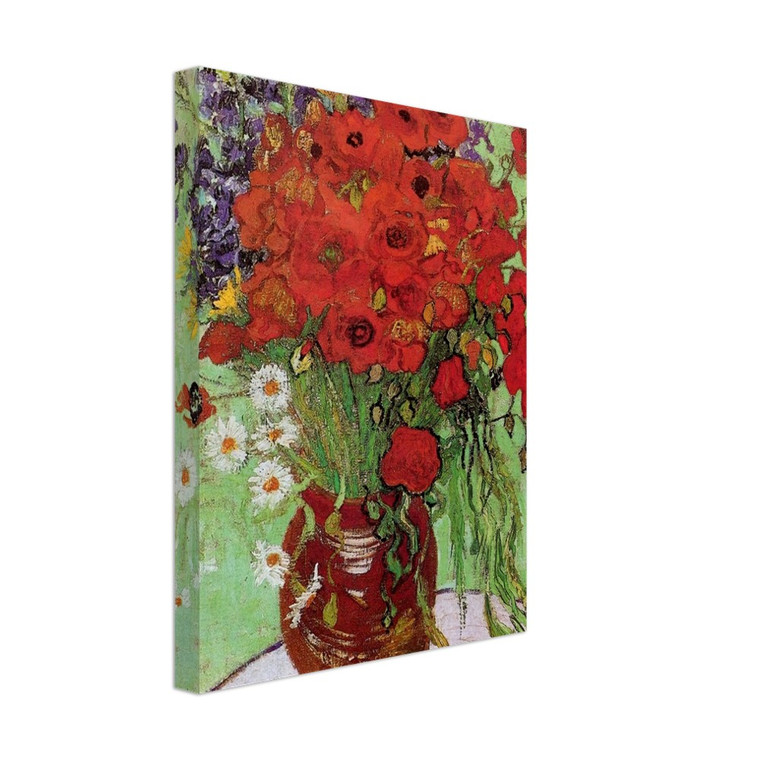 Vincent van Gogh  Red Poppies and Daisies Canvas