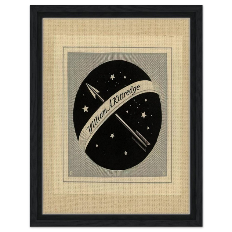 Rockwell Kent  Illustration to William A Kittredge Framed Canvas