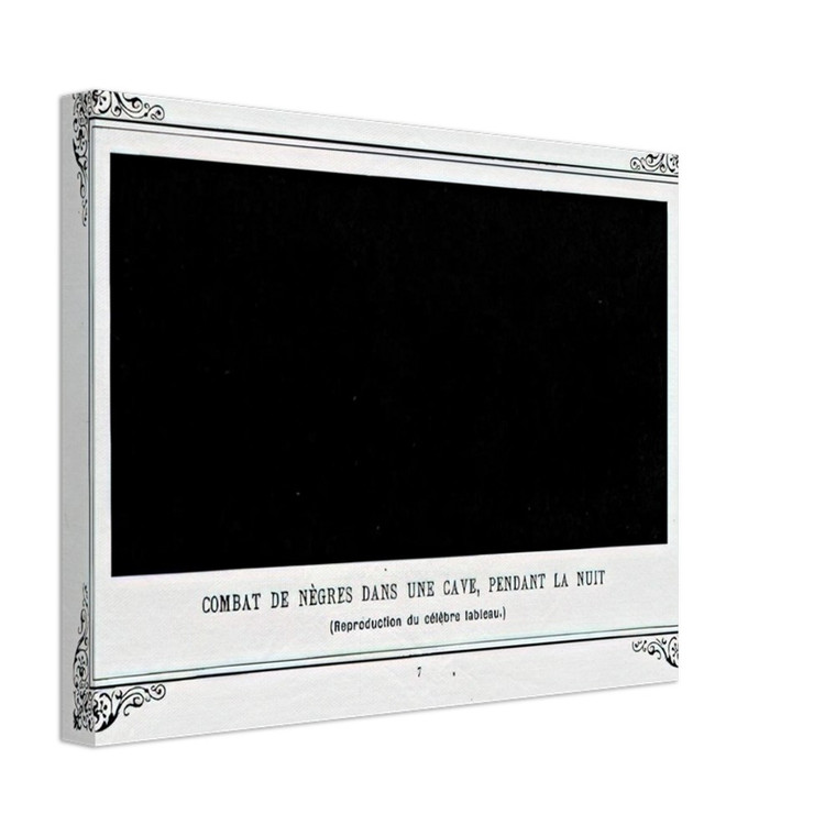 Alphonse Allais  Negroes Fighting in a Tunnel by Night Canvas