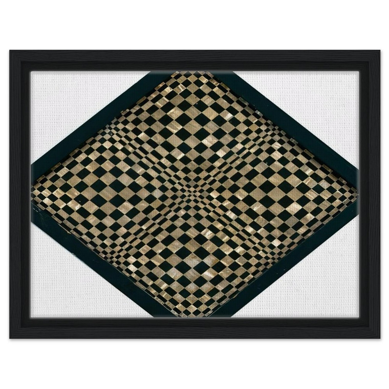 Dadamaino  Oggetto ottico dynamico  Op Art Framed Canvas