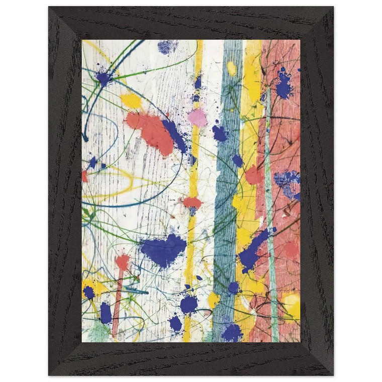 Sam Francis  Untitled  EXPSF580882  Premium Wooden Framed Art Print / Poster