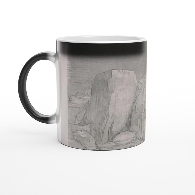 Odilon Redon Arid Knoll Covered Plain Plate 7 1896 Magic Ceramic Mug