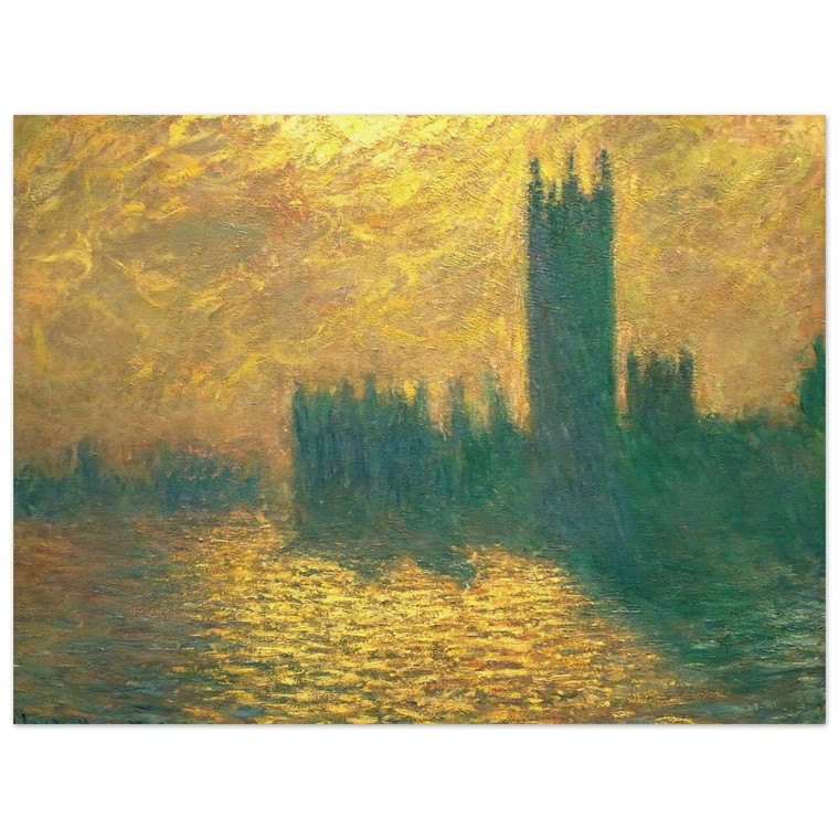 claude monet  Houses of Parliament Wood Print