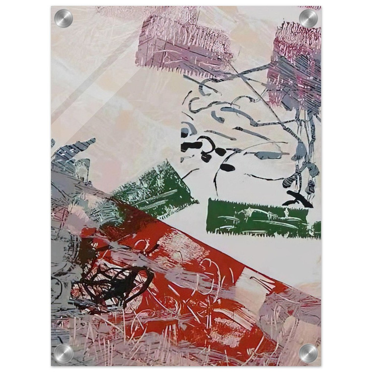 JeanPaul Riopelle  Lithograph 1968 Acrylic Print