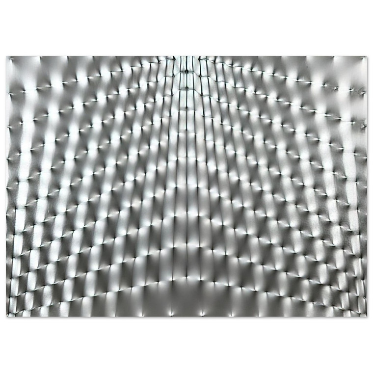 Enrico Castellani  Superficie Argento  1973 Fine Art Poster / Art Print