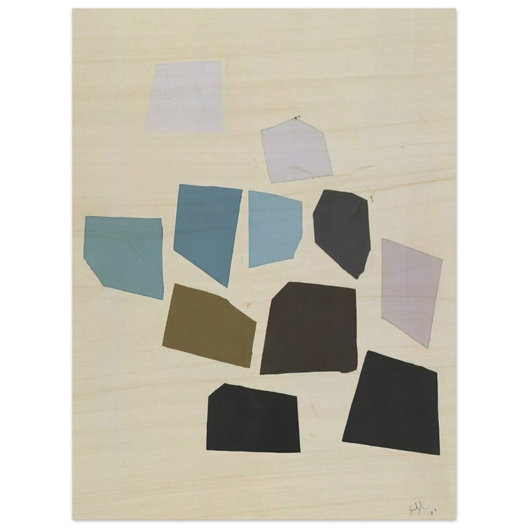Robert Goodnough  Abstraction  PostPainterly Abstraction Wood Print