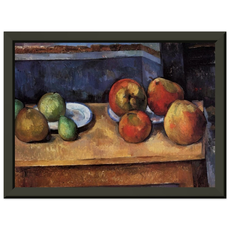 Paul Cezanne Still Life Apples and Pears Premium Metal Framed Art Print