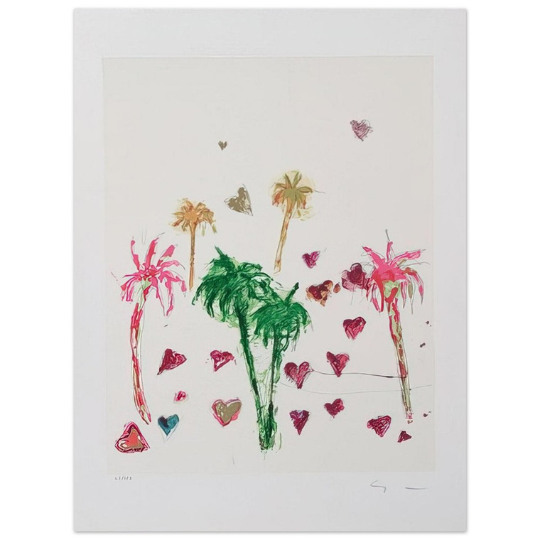 Mario Schifano  Untitled  Art Informel N3 Aluminum Print