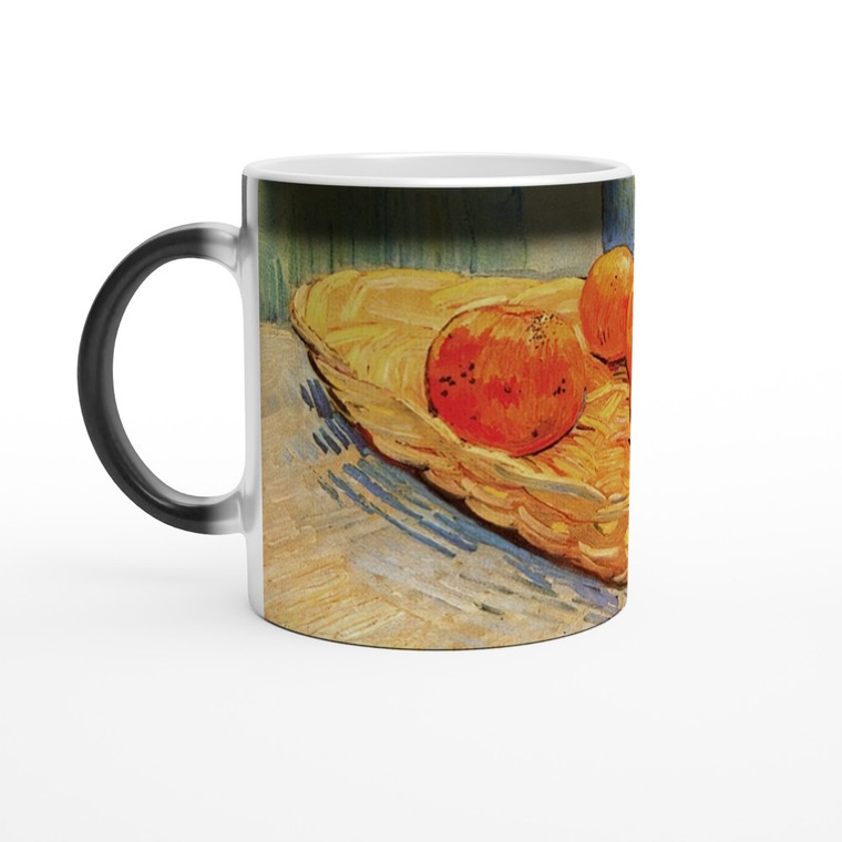 Vincent van Gogh - Still Life with Basket and Six Oranges Magic Ceramic Mug