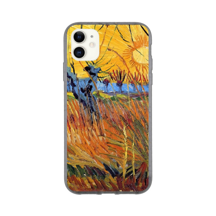 Vincent van Gogh - Pollard Willows and Setting Sun Bio case