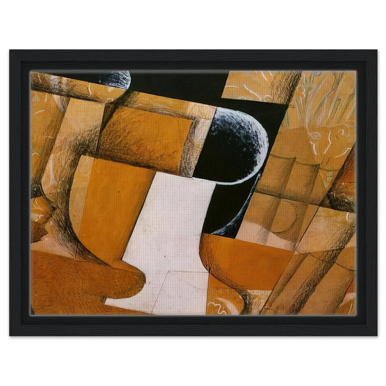 Juan Gris  THE GLASS THE FRUIT BOWL 1914 Framed Canvas