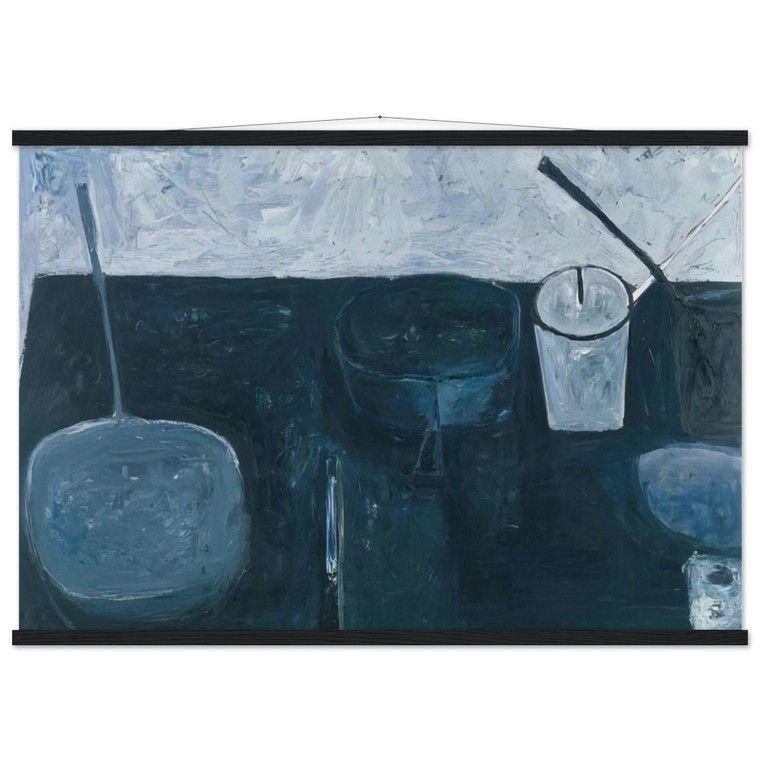 William Scott Winter Still Life 1956 Museum-Quality Matte Poster with Hanger